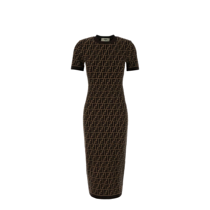 MAYFEYR - Fendi - Dresses Brown - FZDD54ASJTF0GGE