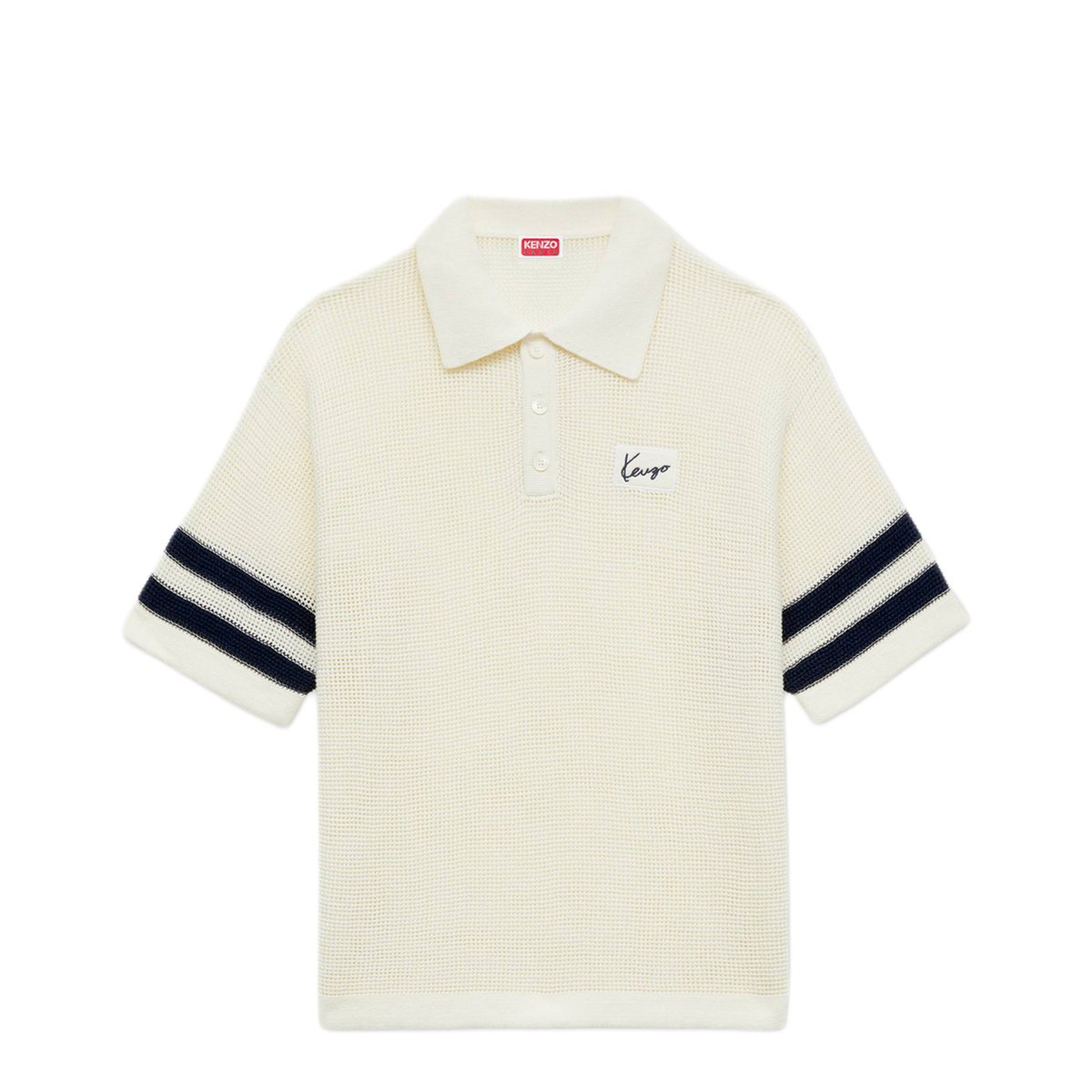 MAYFEYR - Kenzo - Mesh Polo Shirt - FG65PO8023EH02