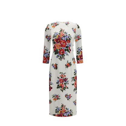 MAYFEYR - Dolce & Gabbana - Floral Print Stretch Viscose Dress - F612VTFSICE