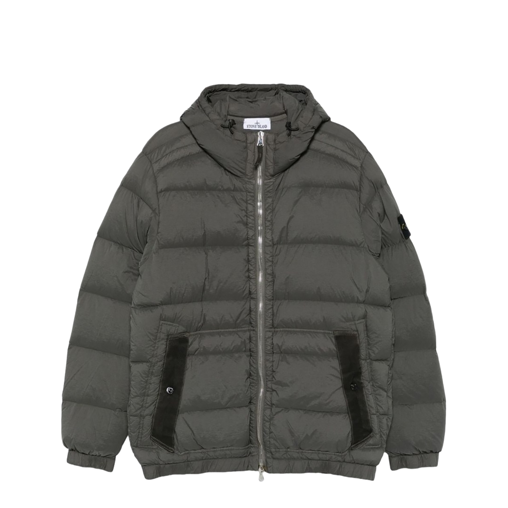 Seamless Tunnel Down Jacket with Hood