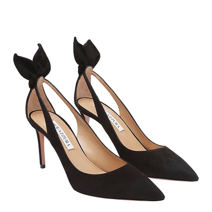 Bowtie Pump Black 85