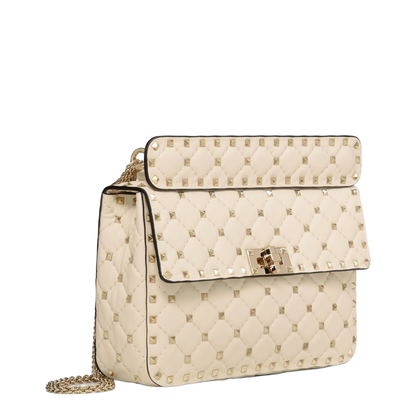 Medium Nappa Rockstud Spike Bag