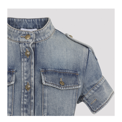 MAYFEYR - Alexander Mcqueen - Denim Mini Dress - 857116QMAD1