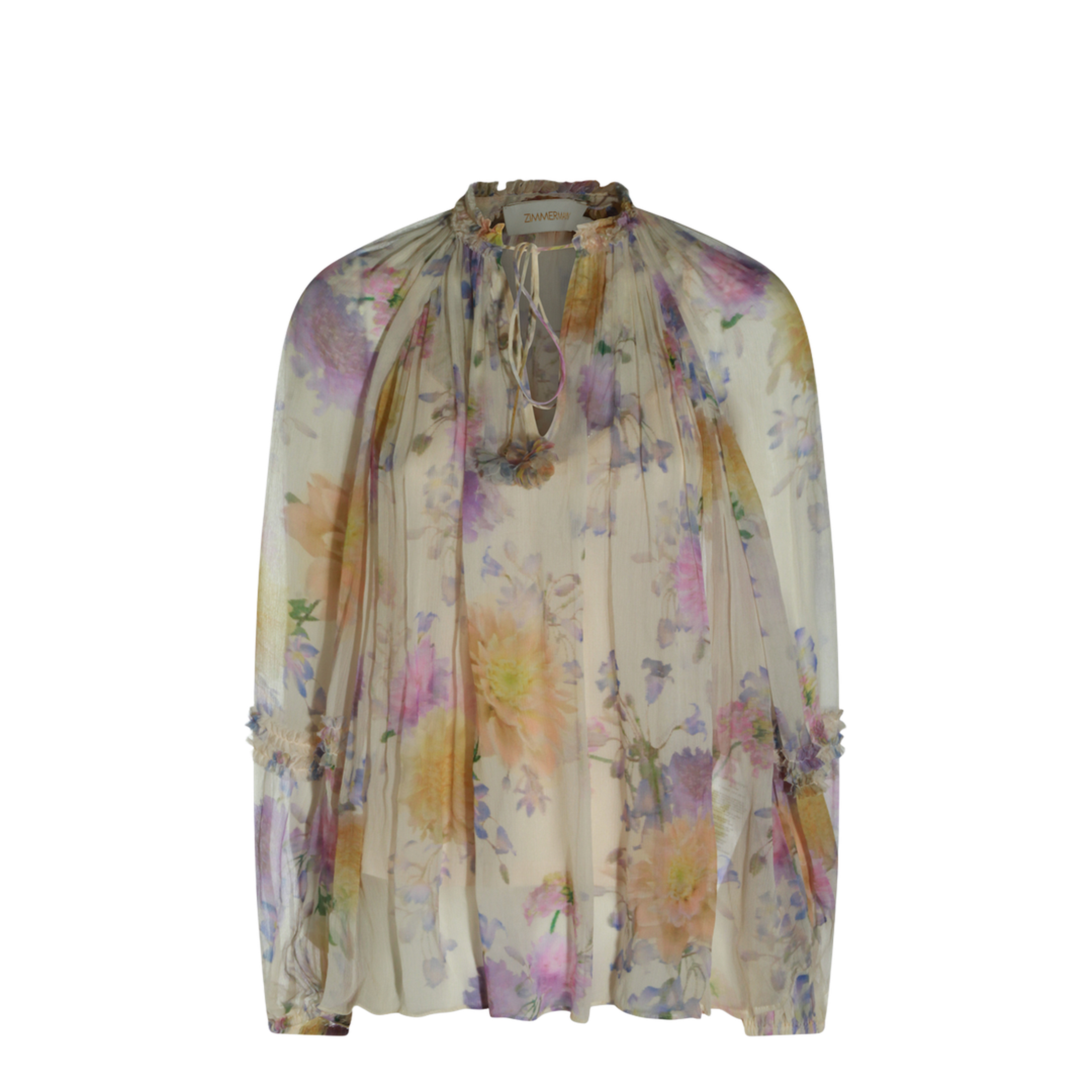 Luna Ruffle Floral Blouse