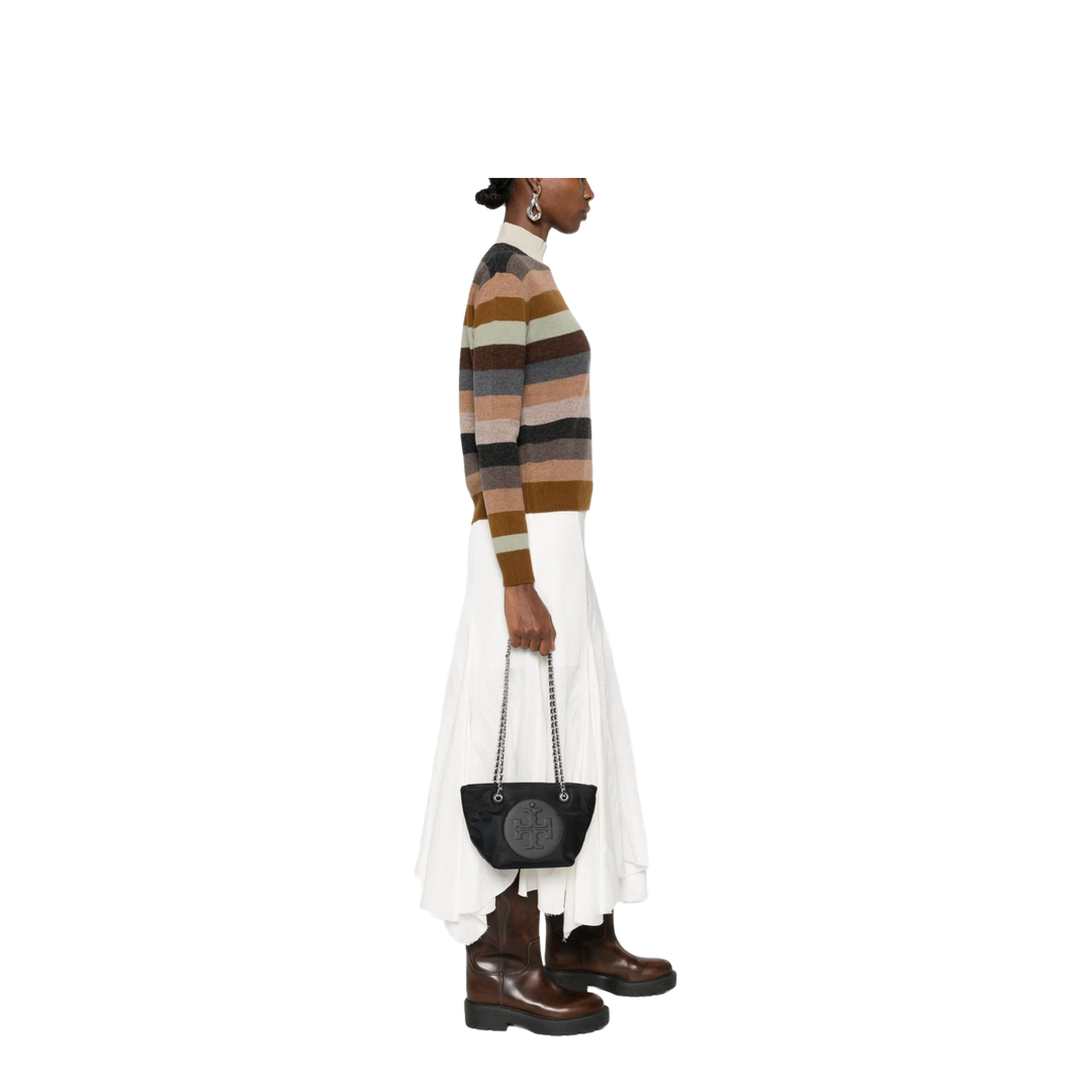 Ella Small Recycled Nylon Crossbody - Black