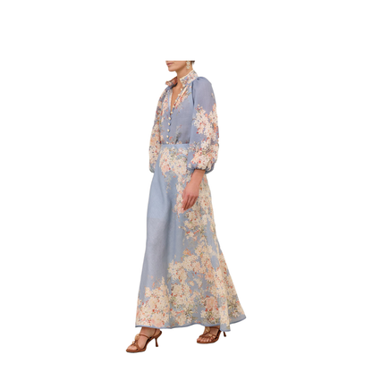 Cascadian Printed Long Skirt