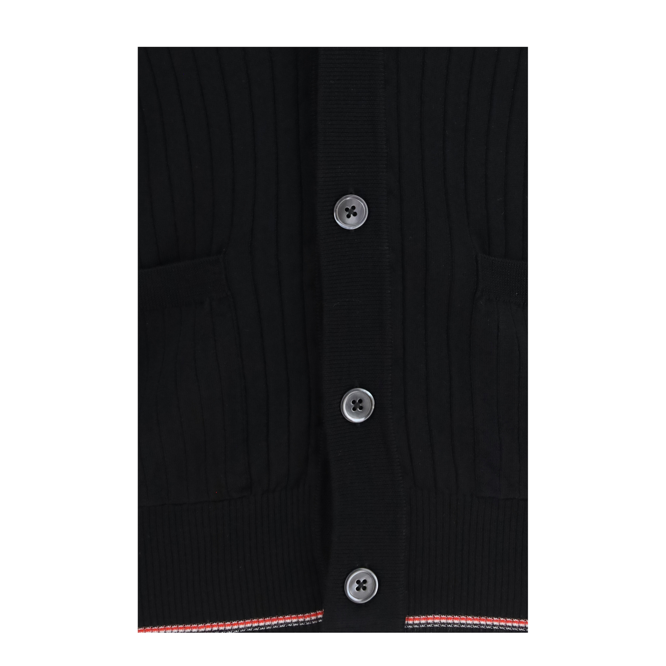MAYFEYR - Thom Browne - Ribbed Merino Wool Cardigan - MKC648AY1055