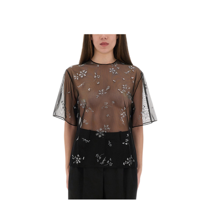 MAYFEYR - RABANNE - Transparent Top With Applications - 25ACTO113PA0210P001