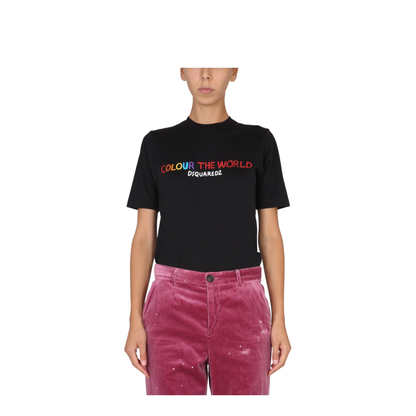 MAYFEYR - Dsquared2 - T-Shirt With Logo - S72GD0396S24387900