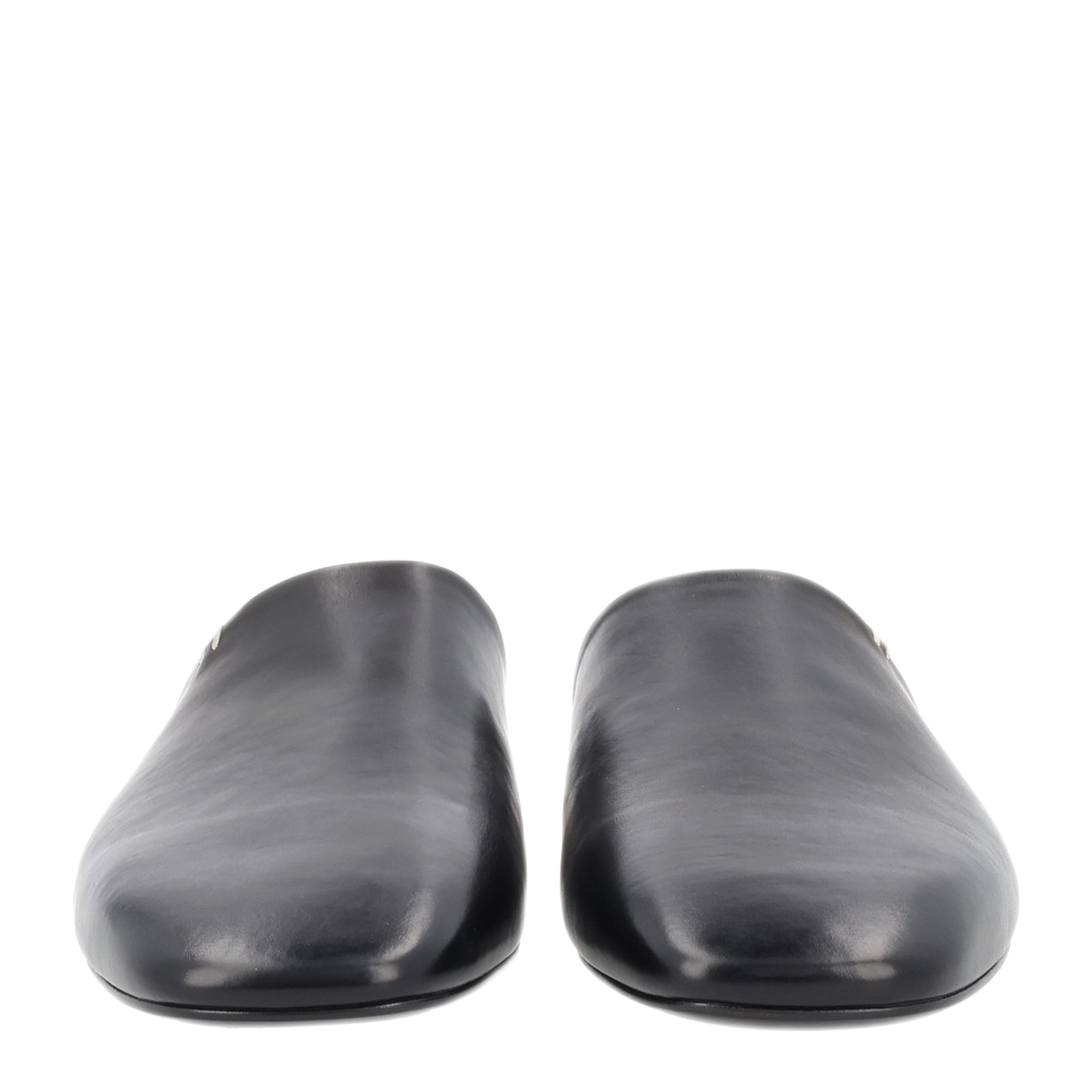 MAYFEYR - PREMIATA - Leather Sabot Black - 32404LANDNERO