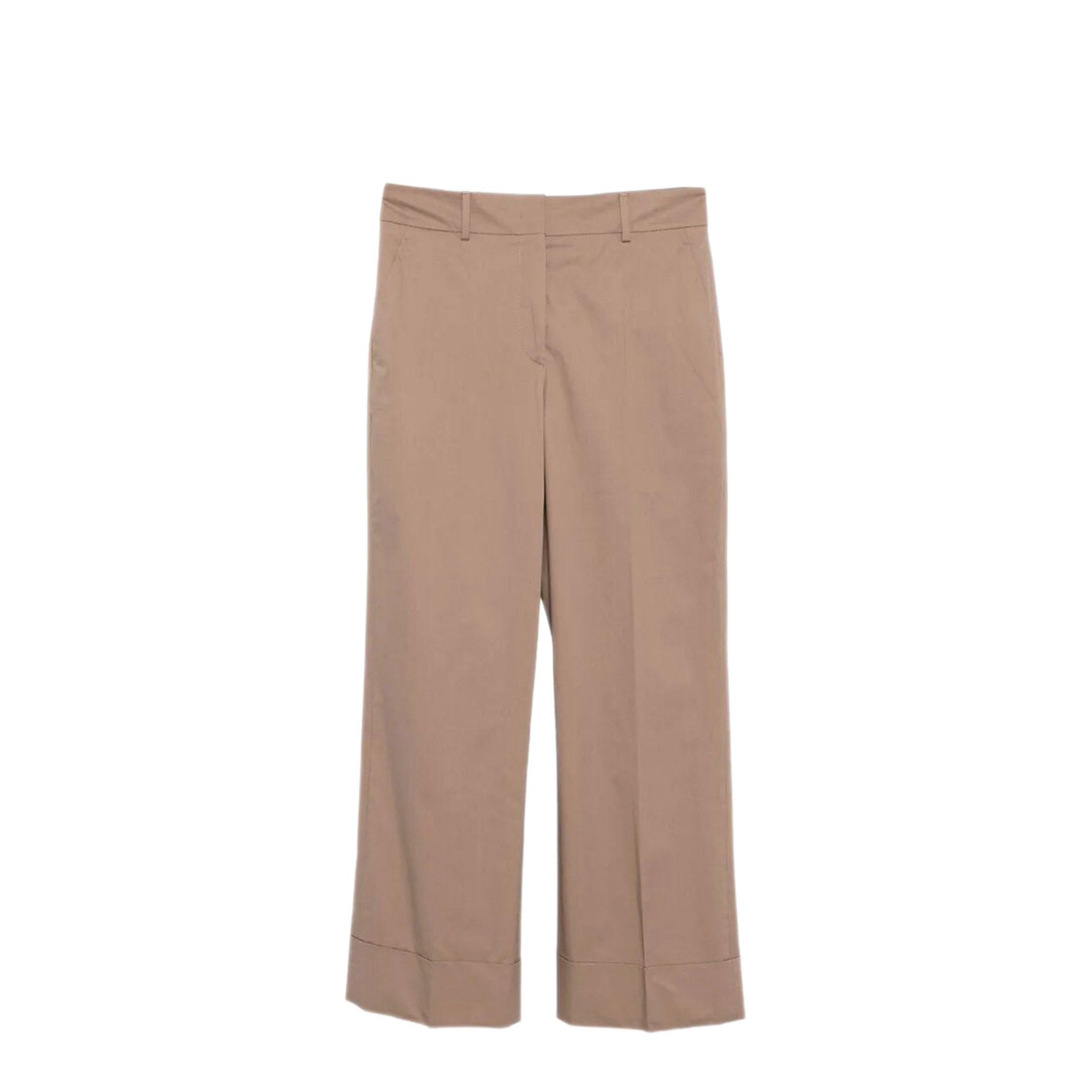 MAYFEYR - INCOTEX - Arlys Wide Leg Cuffed Cotton Trousers - 173846D6594600
