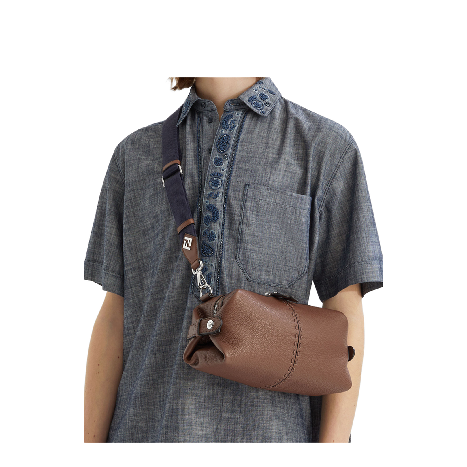 Selleria Small Leather Crossbody Bags - Brown