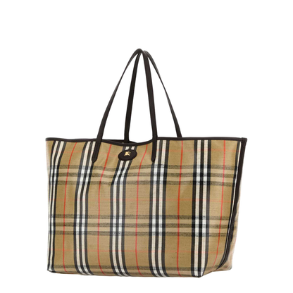 Embroidered Canvas Large Highlands Shopping Bag