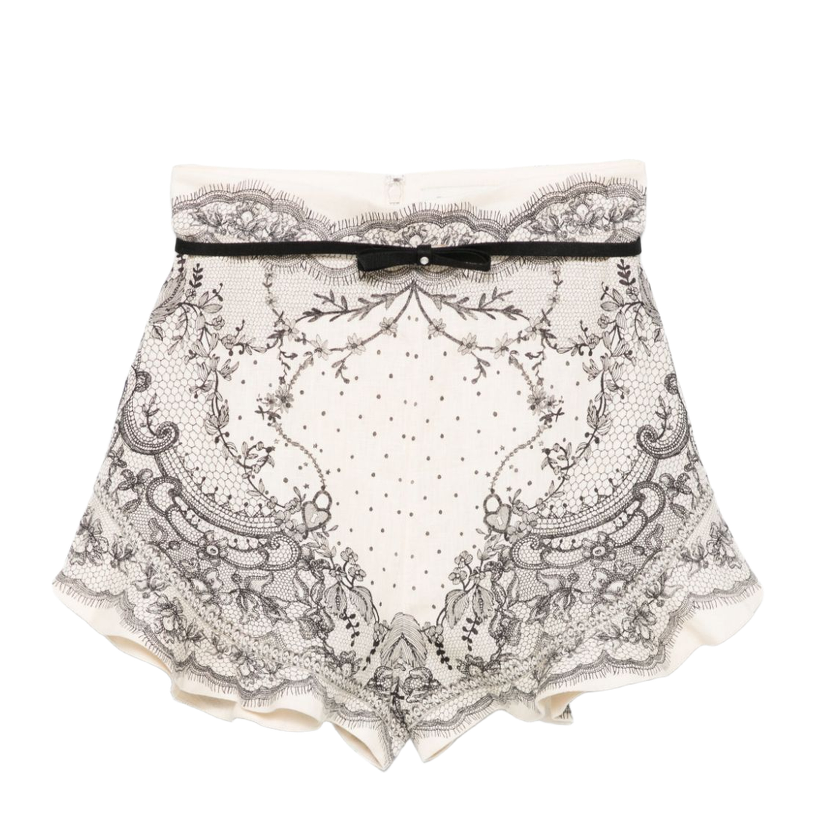 Crush Flat Front Frill Shorts