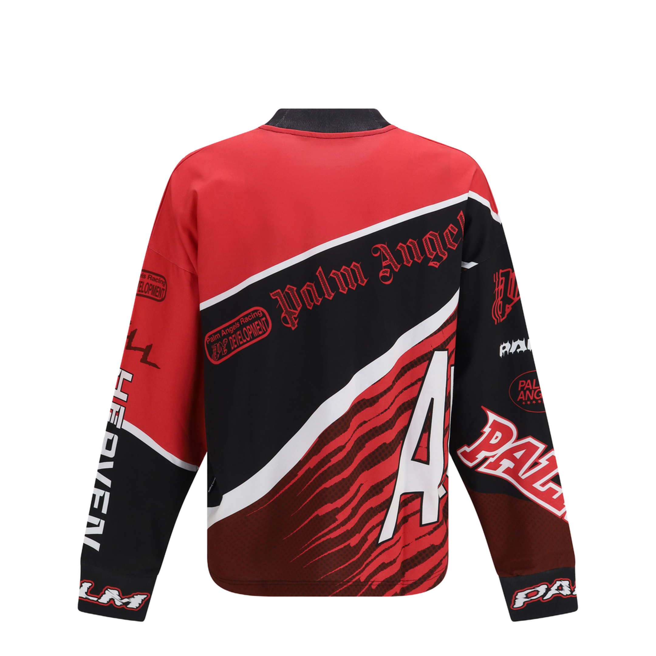 MAYFEYR - Palm Angels - Racing Long-Sleeved T-Shirt - PMAB05IS26JER001
