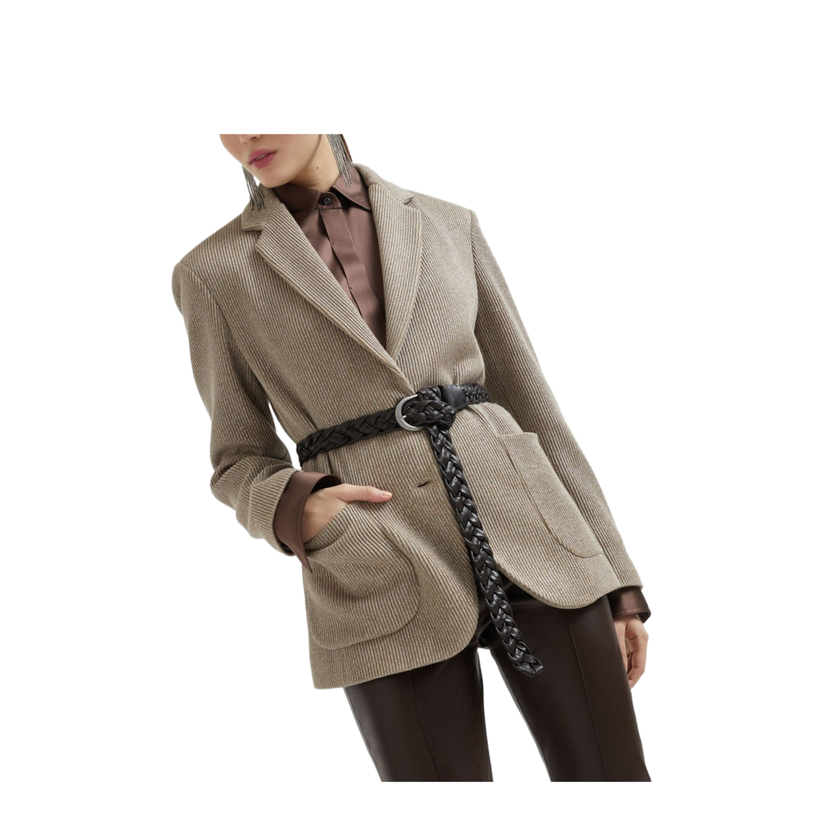 Cotton Single-Breasted Jacket