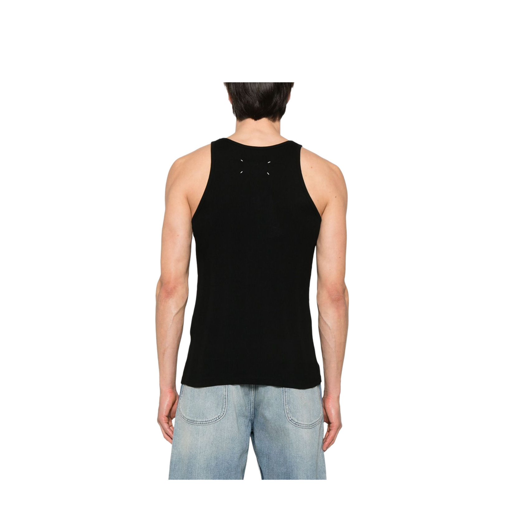 Logo Cotton Blend Tank Top