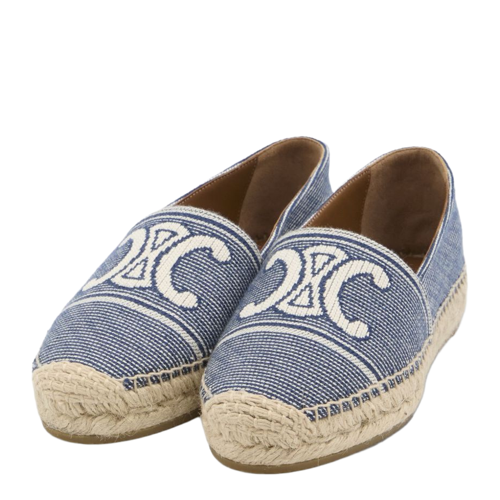 Striped Textile Espadrilles