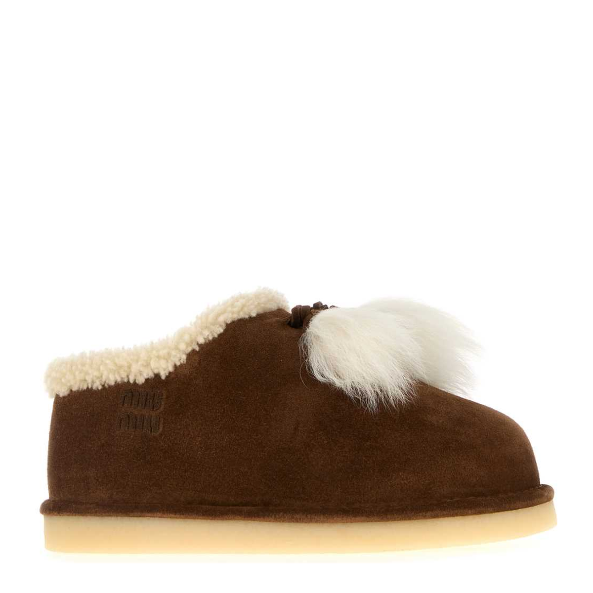 MAYFEYR - Miu Miu - Brown Suede Ankle Boots - 5R514EFZF15Z0GF0324