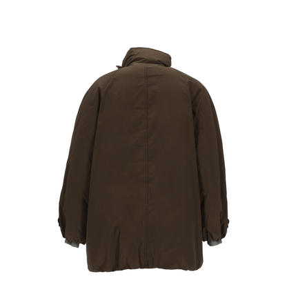 Brown Double-Breasted Coat