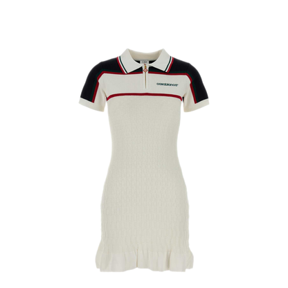 MAYFEYR - Casablanca - Viscose Blend Polo Dress - WPF26KW157001VISCOSEBLE