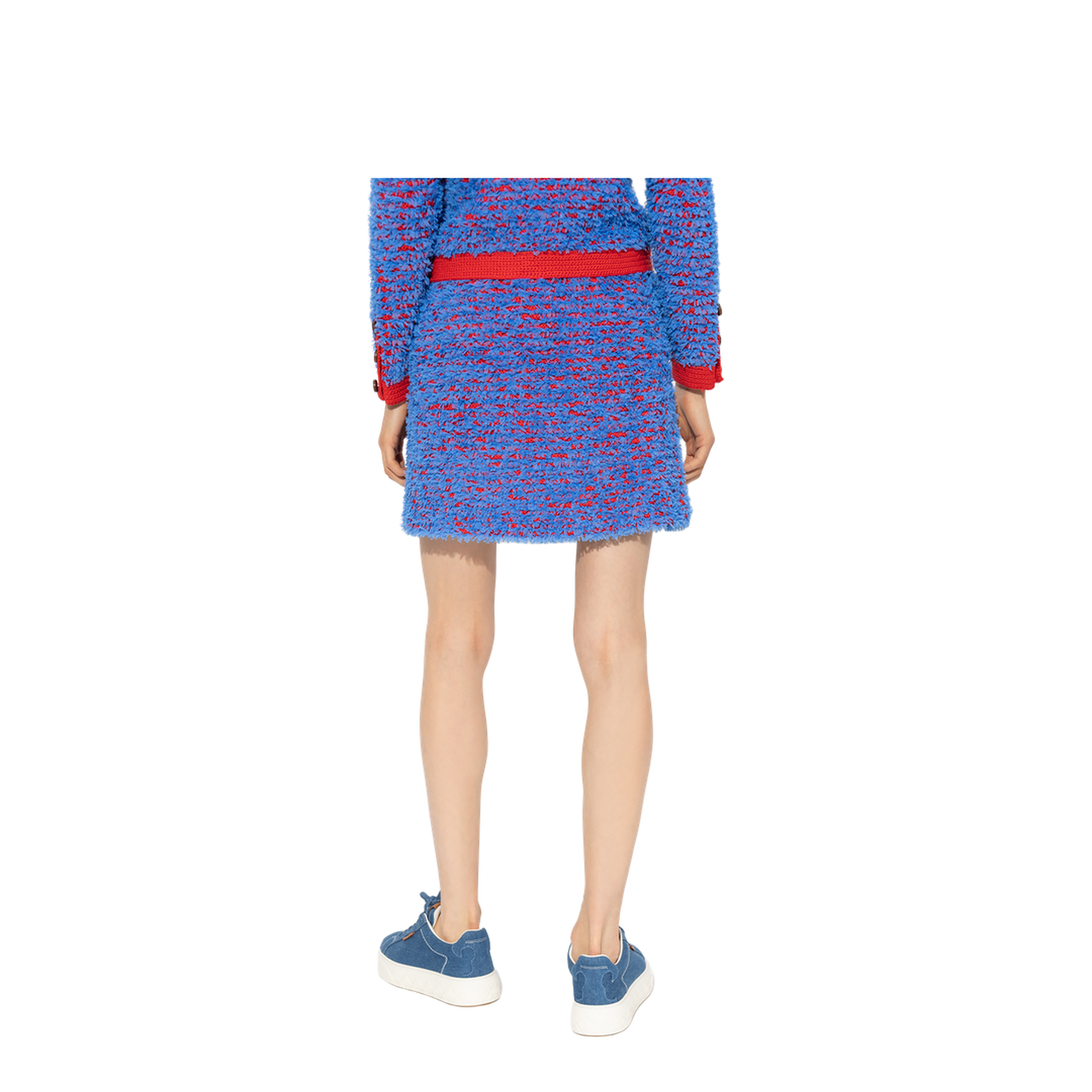 Blue and Red Skirt