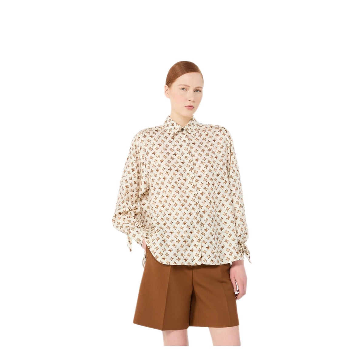 MAYFEYR - Max Mara - Shirt Collar Drop Shoulder Long Sleeves - 2621116082600003