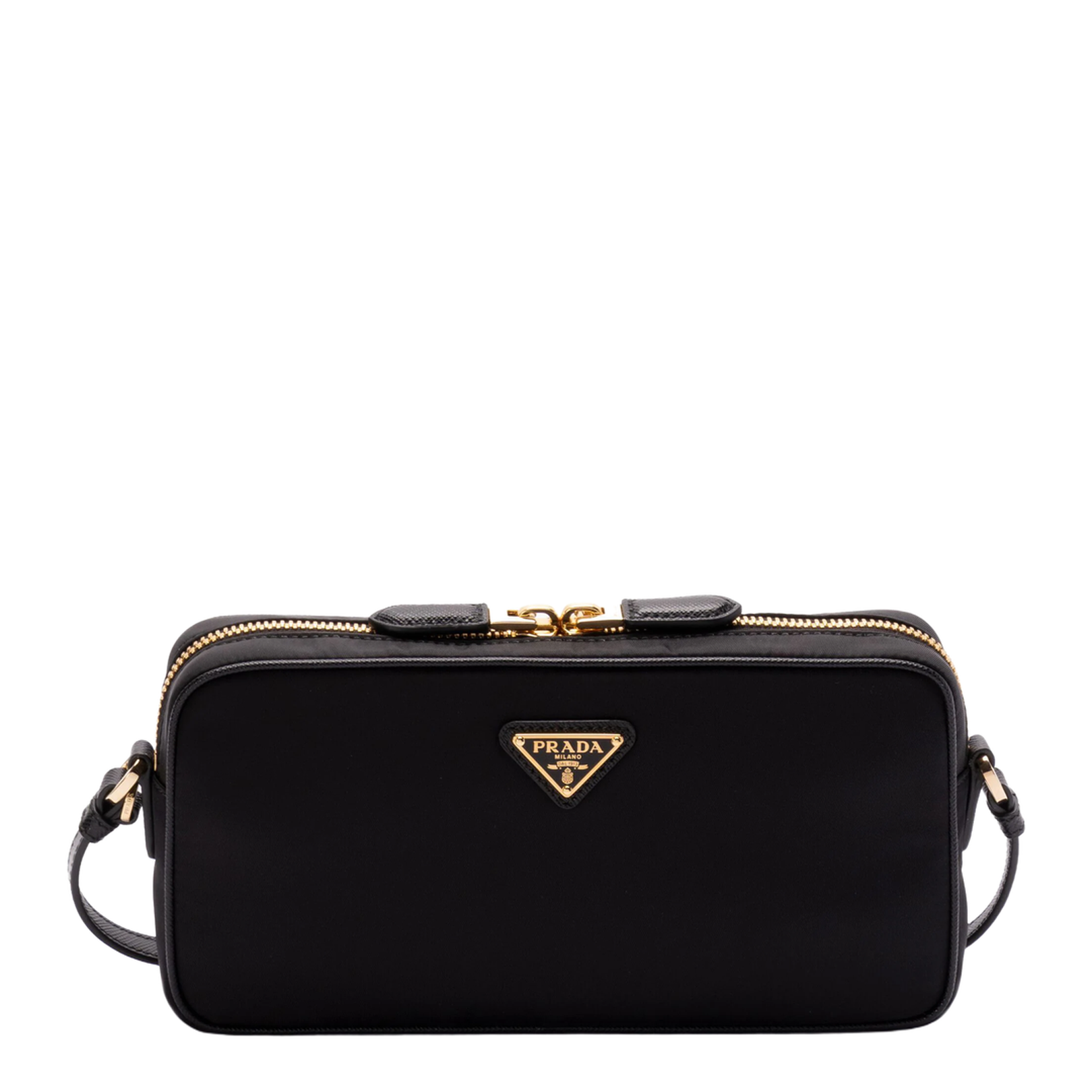 Enamel Triangle Crossbody Bag