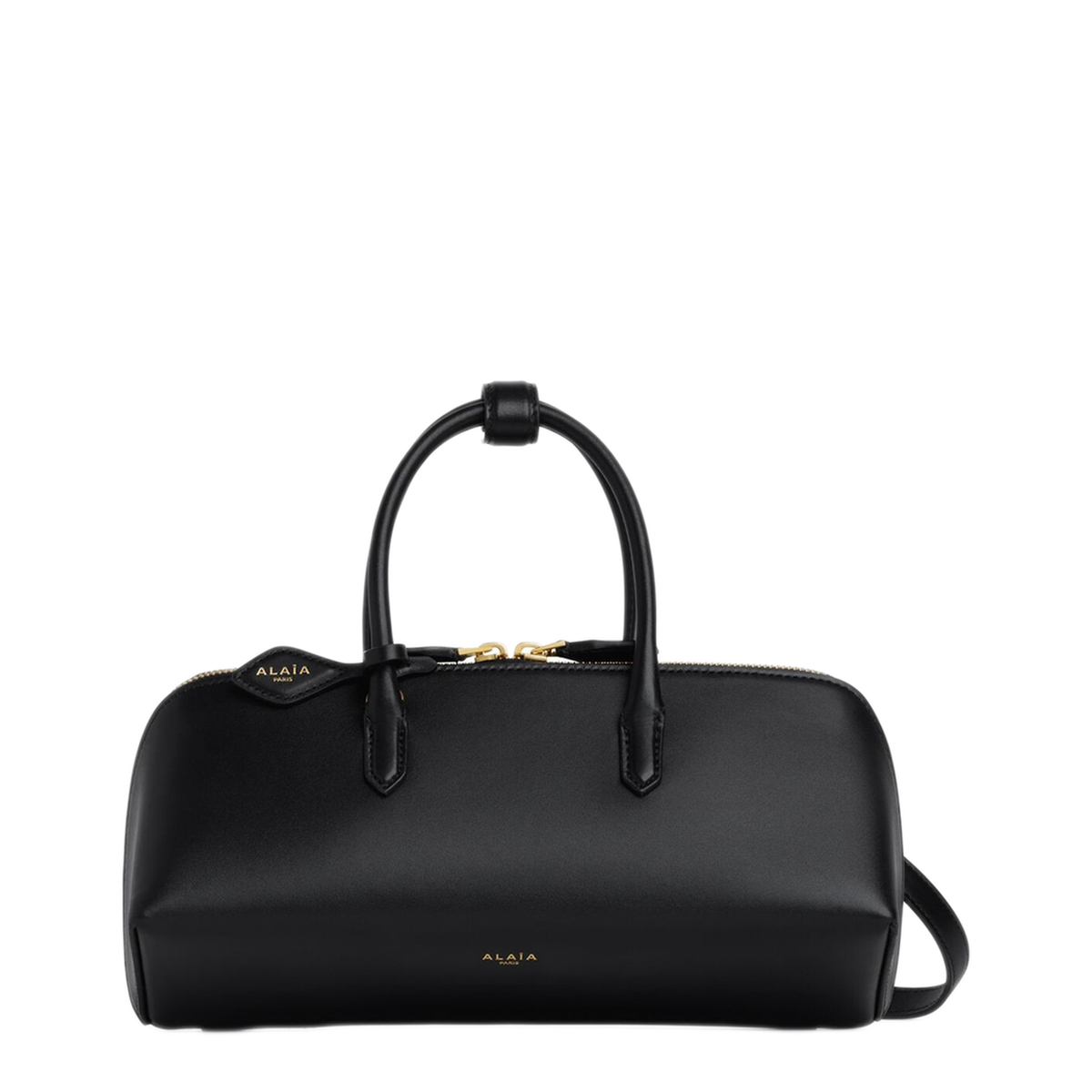 Delta Small Calfskin Handbag - Noir
