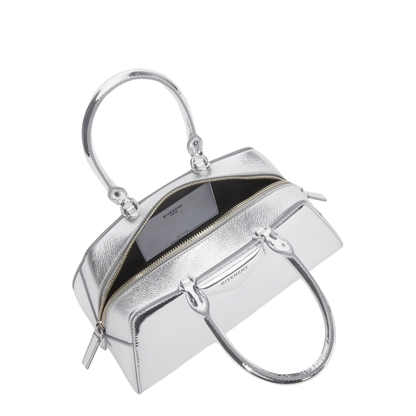 Small Antigona East-West Bag in Laminated Leather