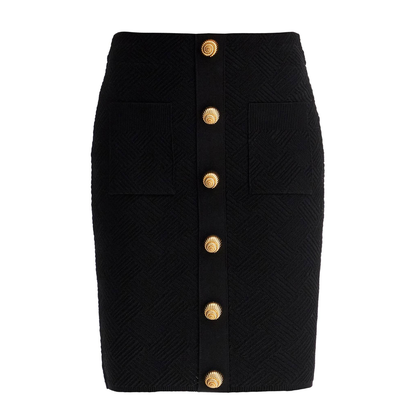 Vichy Knit Skirt
