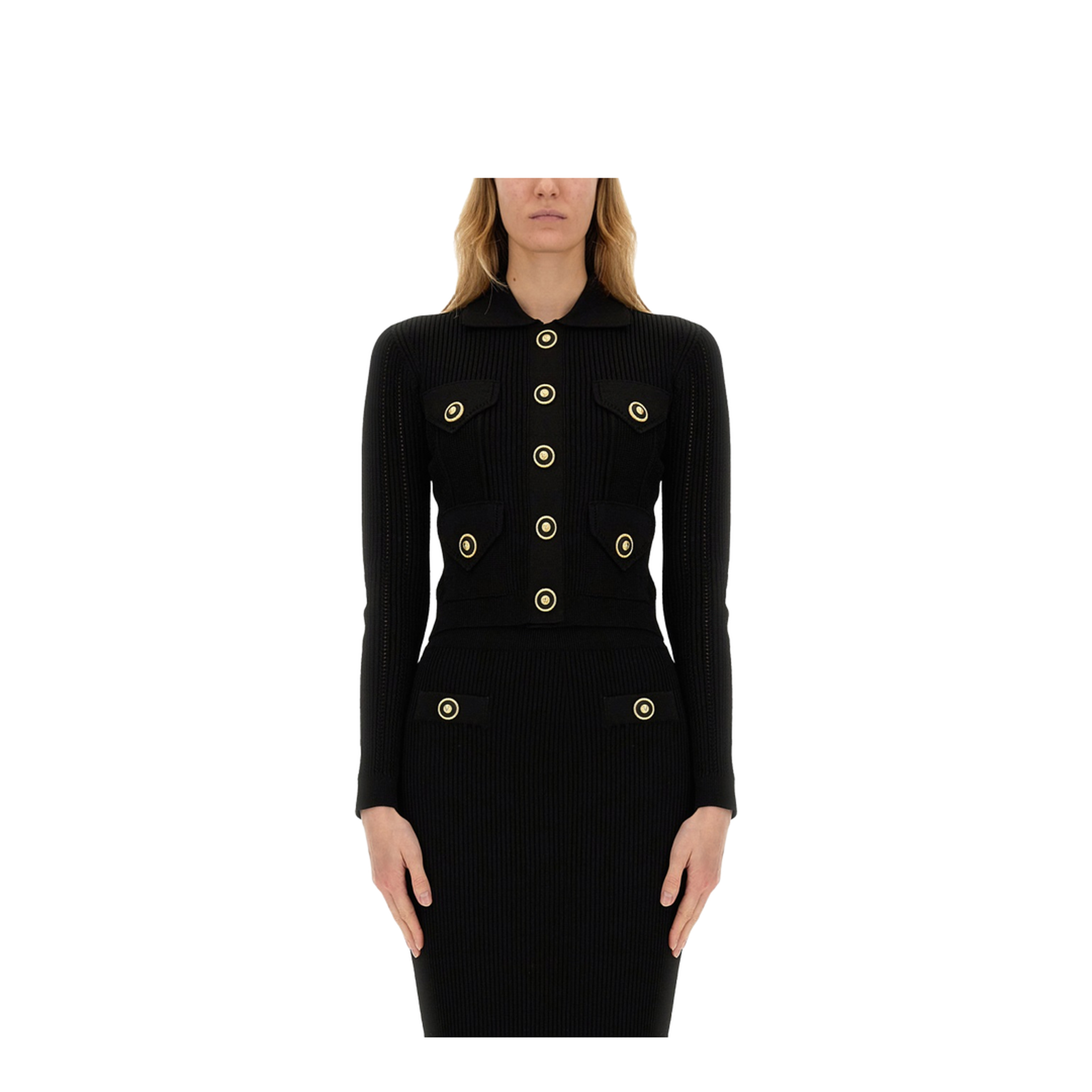 Knitted Cardigan Black