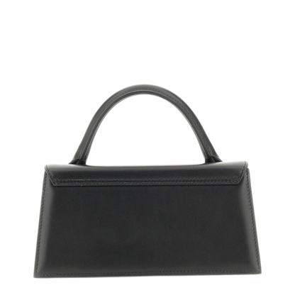 Le Chiquito Long Calf Leather Handbag - Black