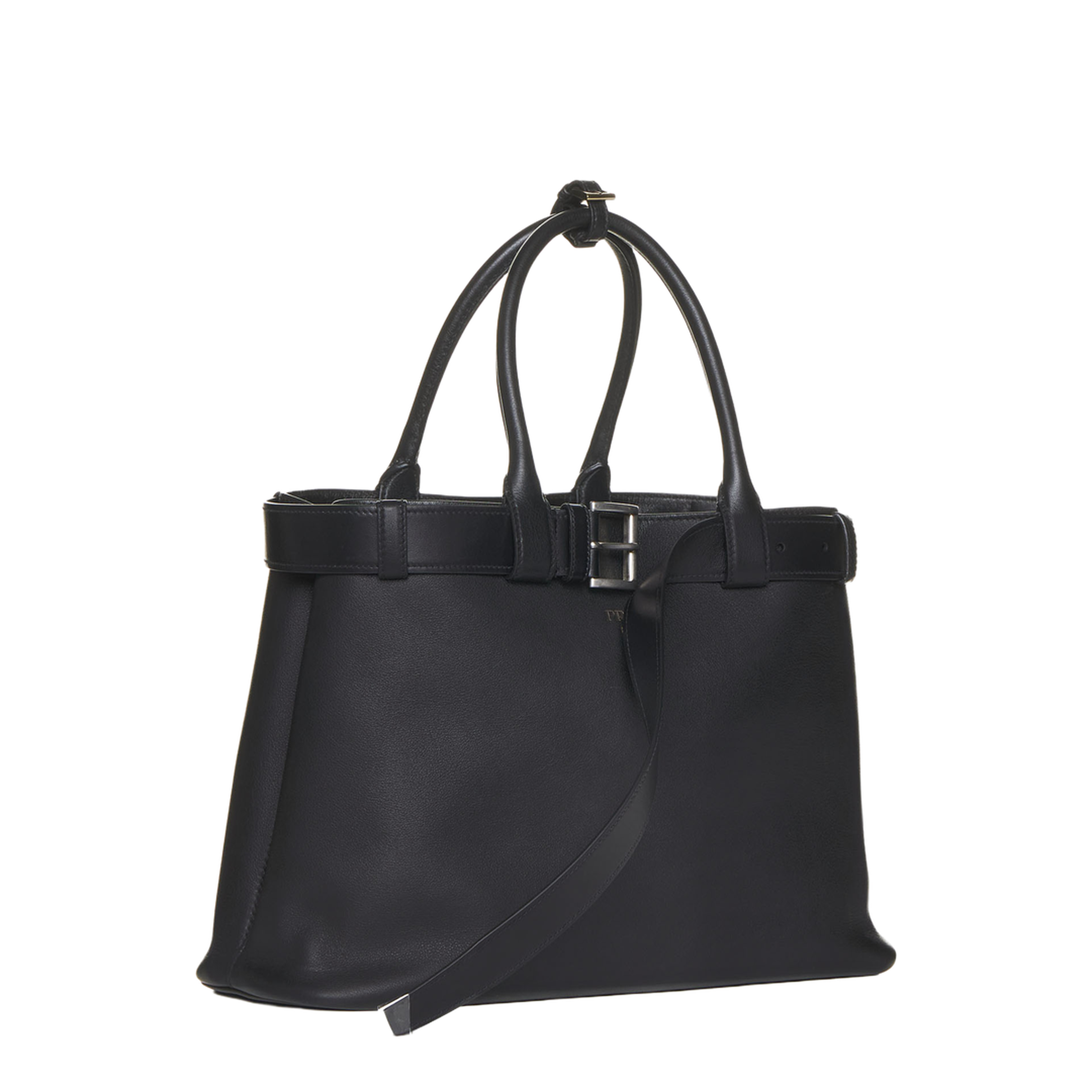 Buckle Large Leather Handbag