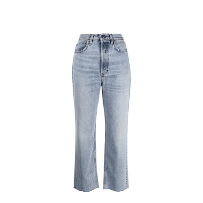 Classic-Cut Cropped Jeans