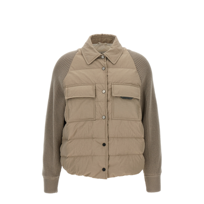 Beige Padded Jacket