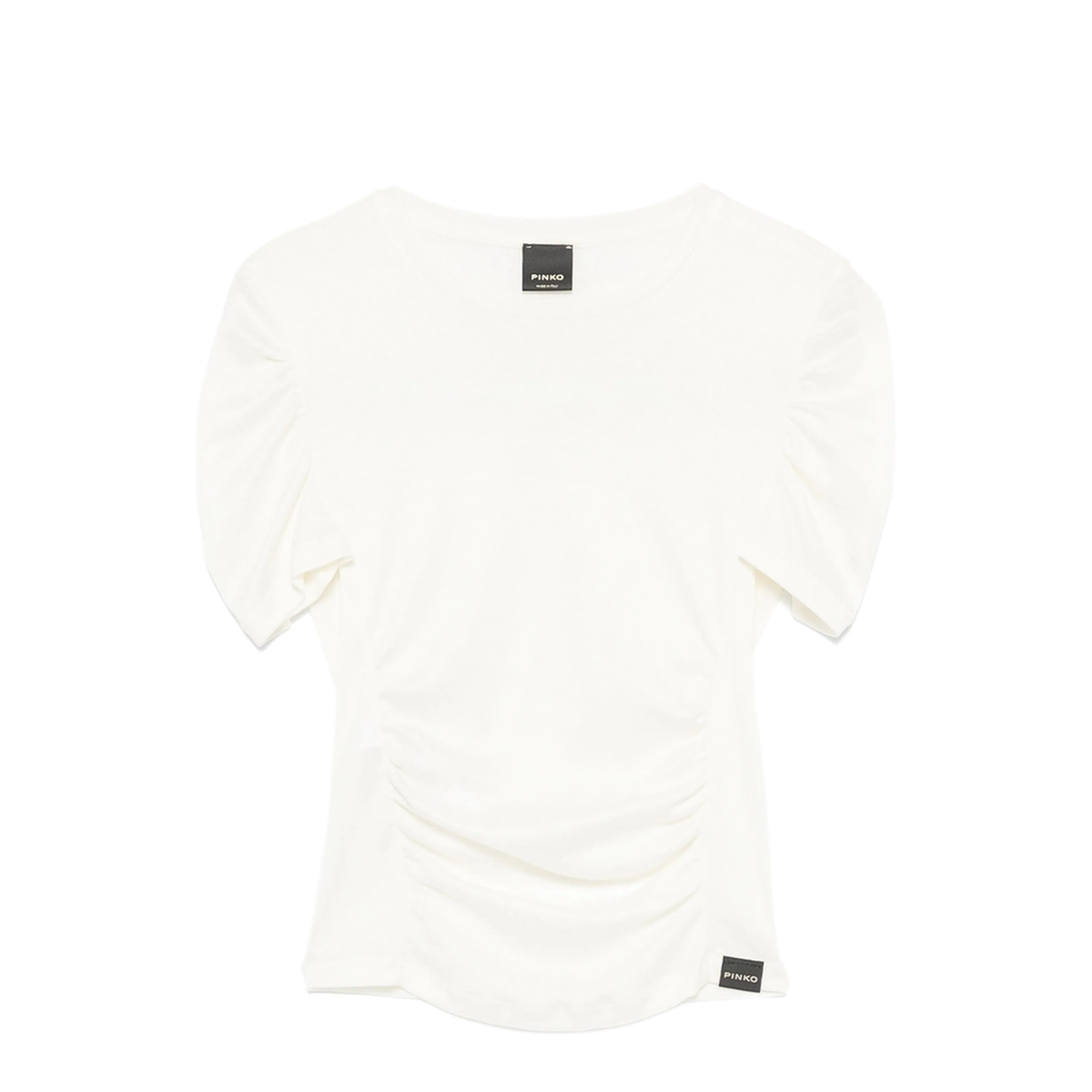 MAYFEYR - Pinko - Martello Ruched Detail T Shirt - 104155A24UZ12
