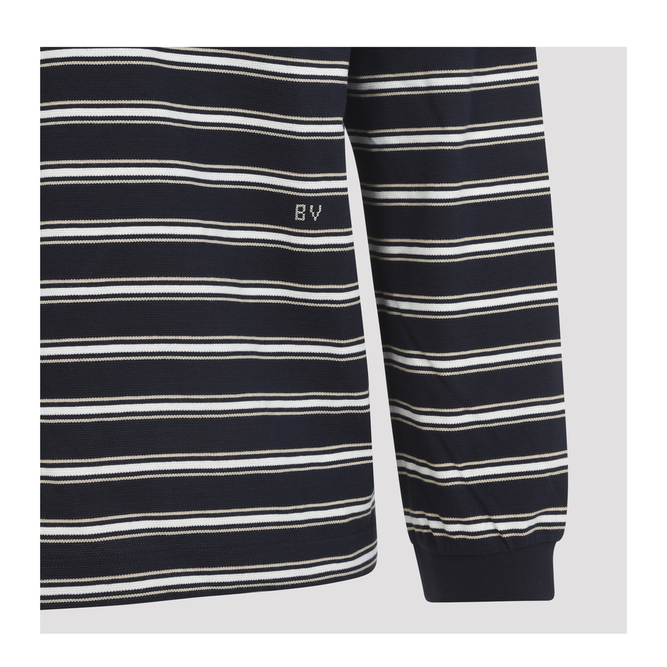 MAYFEYR - Bottega Veneta - Stripes Piquet Polo - 871384V6P80