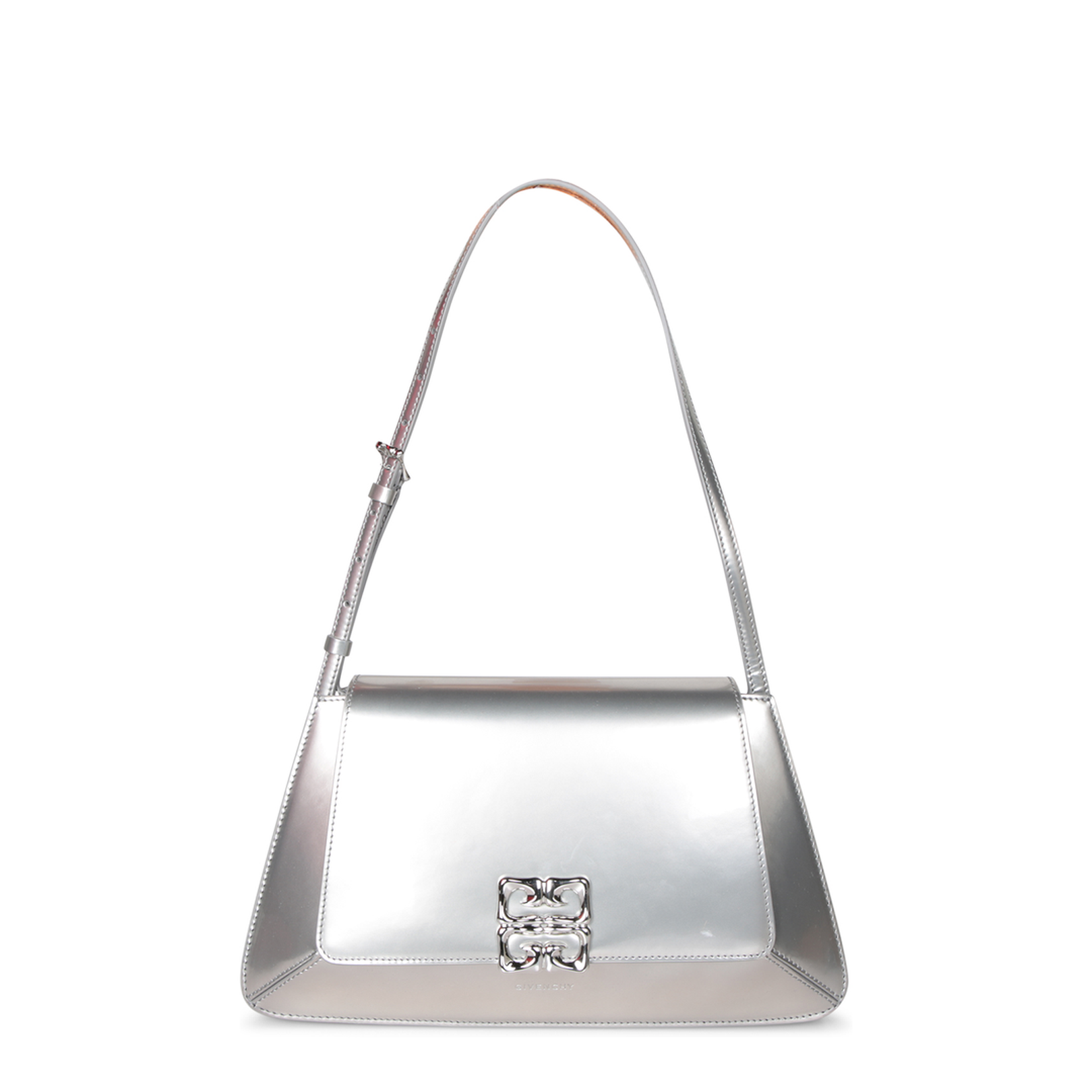 Glossy Leather Shoulder Bag