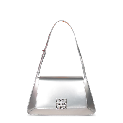 Glossy Leather Shoulder Bag