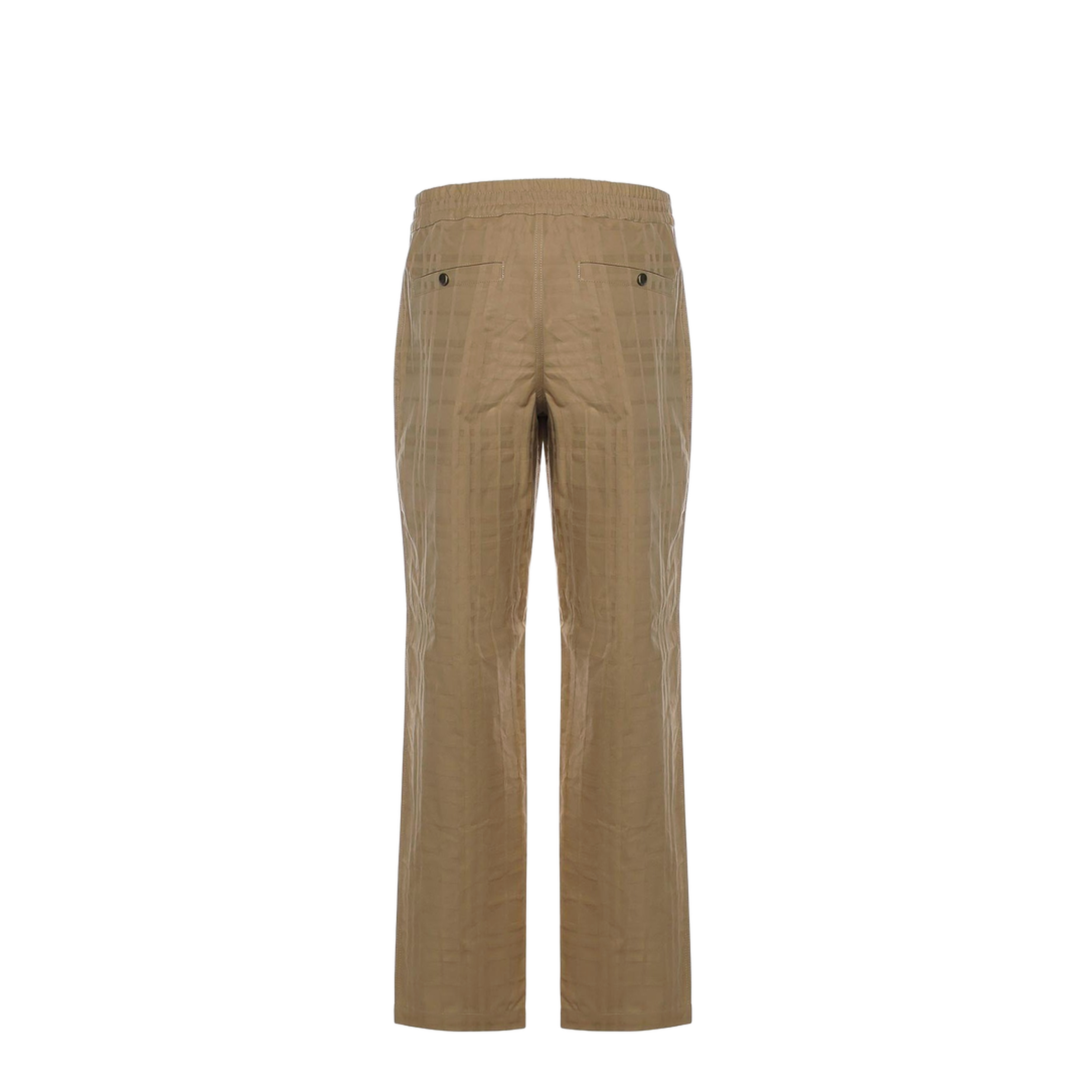 MAYFEYR - Burberry - Check Cotton Trousers - 8117841