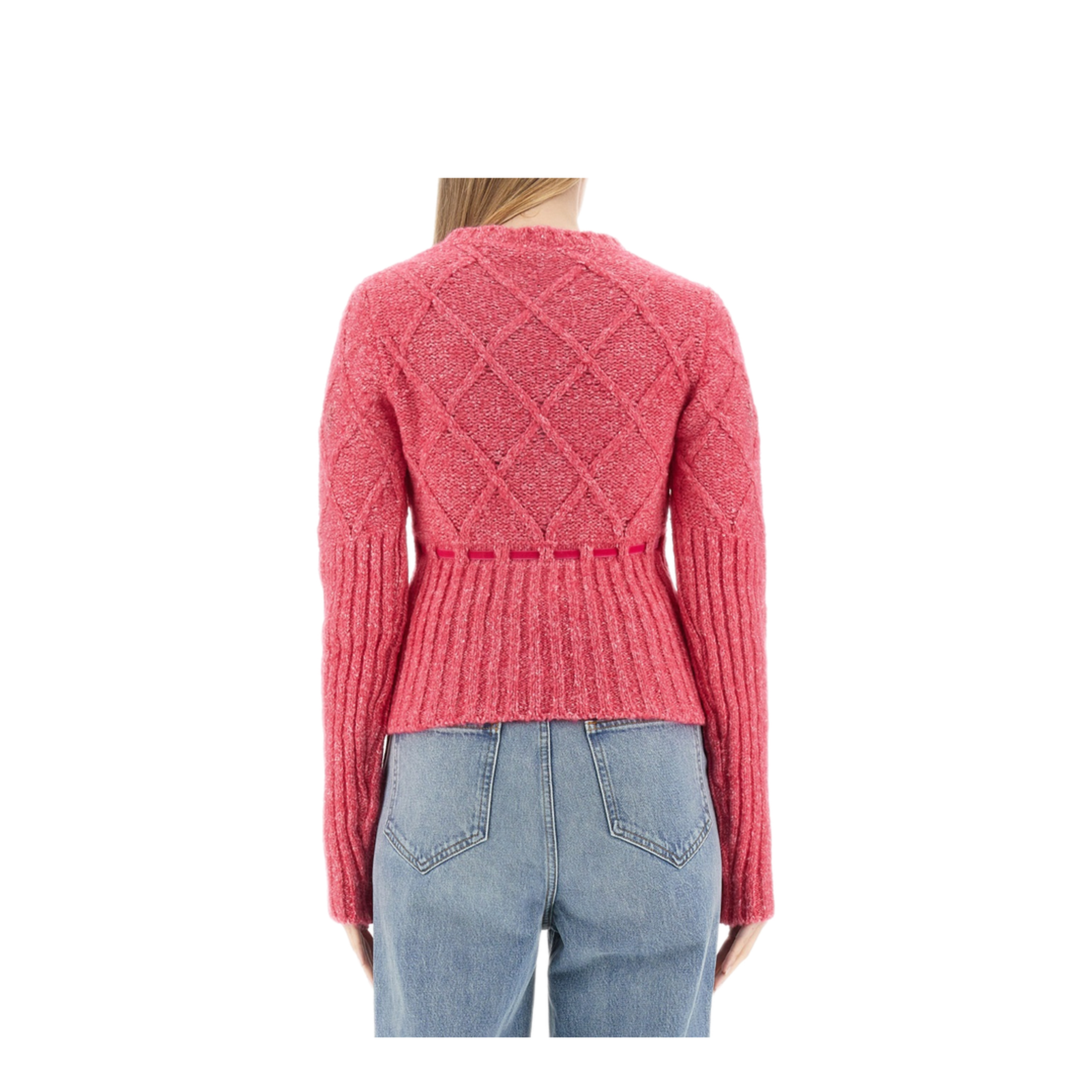 MAYFEYR - CORMIO - Wool Jersey Sweater - OMA5FUXIA