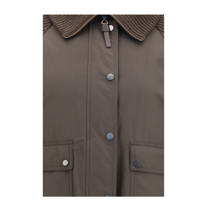 MAYFEYR - Brunello Cucinelli - Down Jacket With Wool Sleeves - MH5257294P