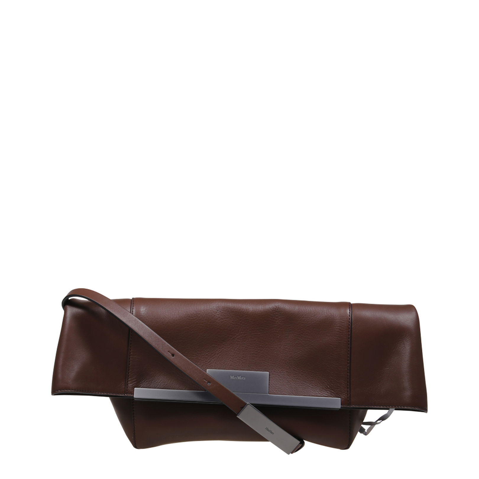Small Natural Leather Clutch Bag
