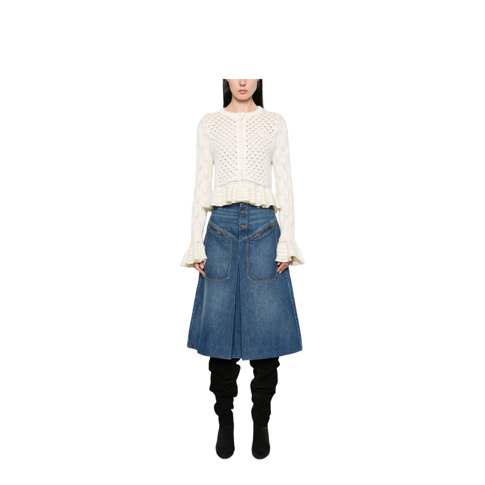 Wool and Silk Cardigan