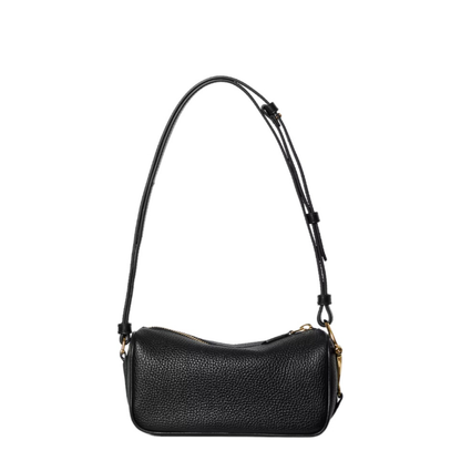 Half Horsebit Mini Bag in Black Leather