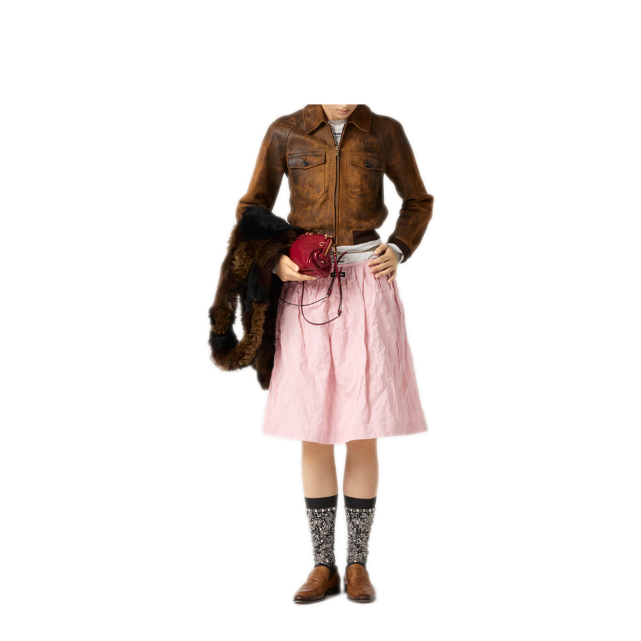 MAYFEYR - Miu Miu - Duchess Skirt - MG2425SOOO1FL6F0442