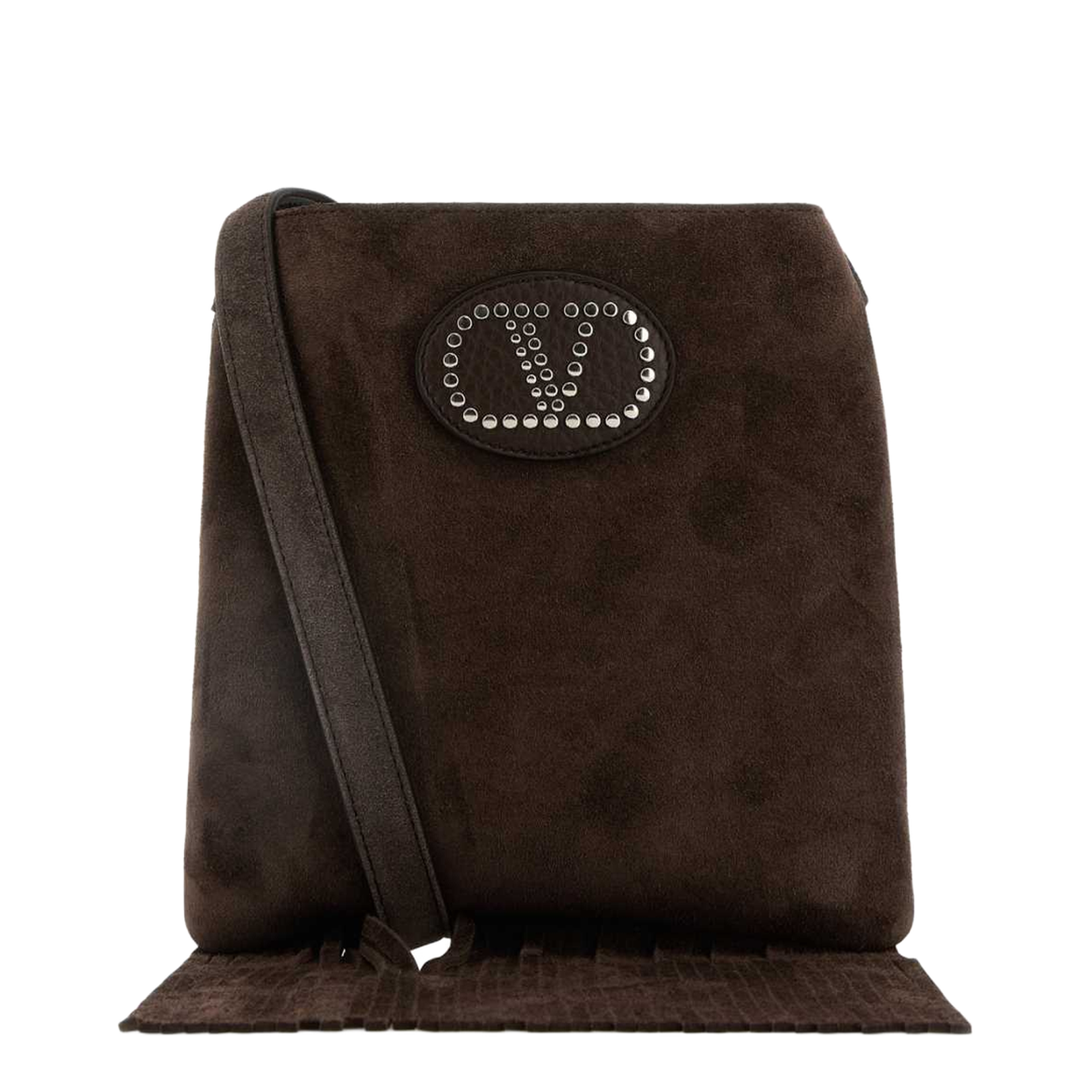 Brown Suede Nellcã´te Crossbody Bag
