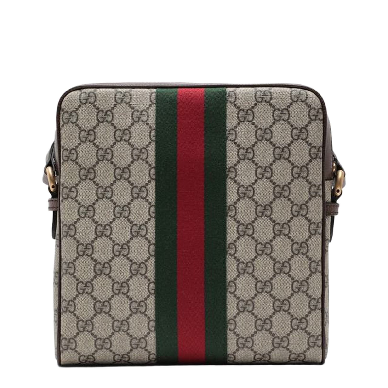Messenger Bag in Beige/Ebony GG Supreme Canvas