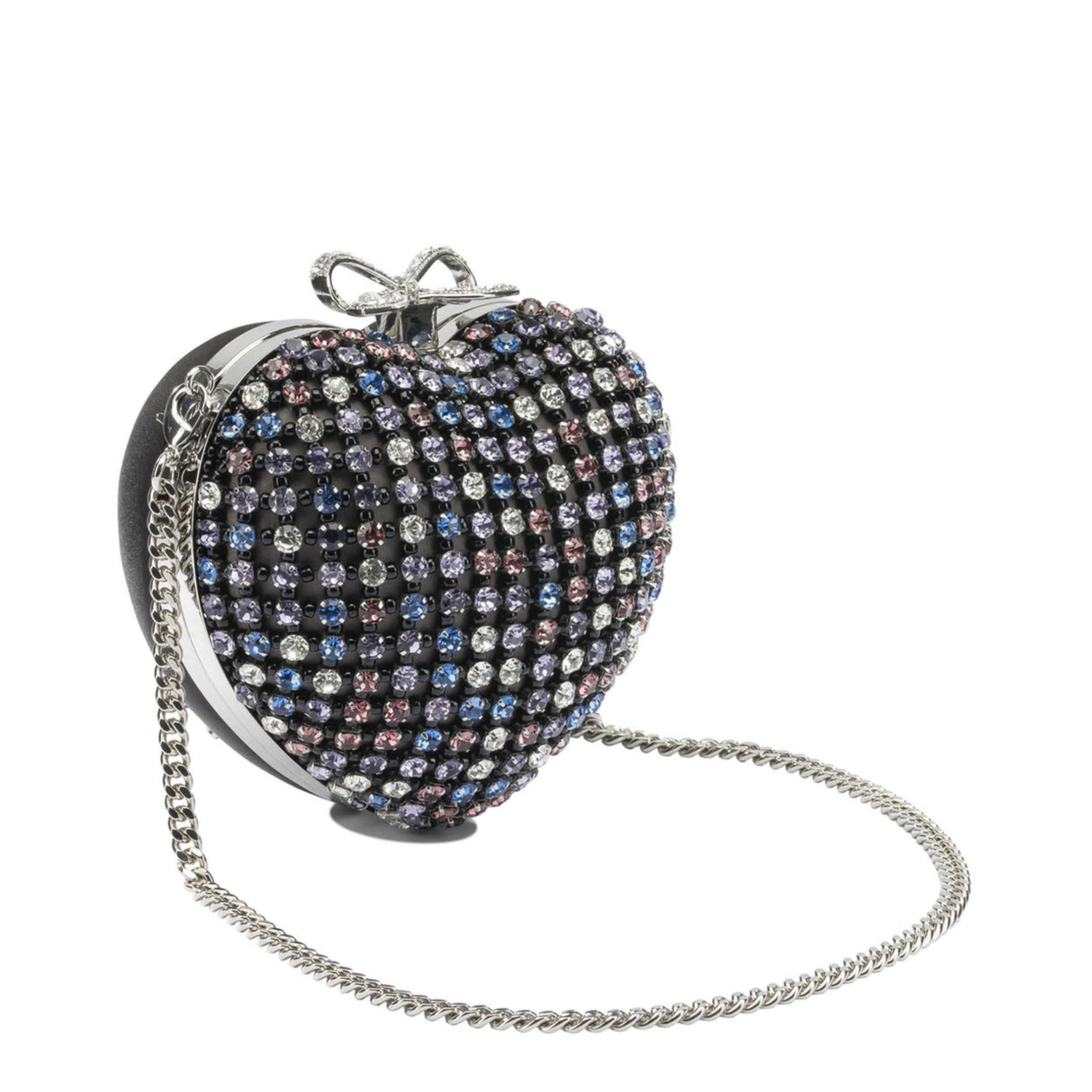 MAYFEYR - Self Portrait - Heart Clutch With Crystals - RS26307AMUMULTICOLOURED
